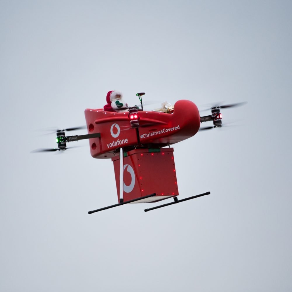 drone delivery vodafone